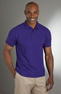 Easy care ringspun blend adult pique polo